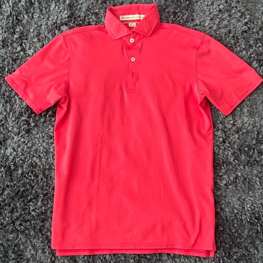 Vibrant Red Polo Shirt for Men